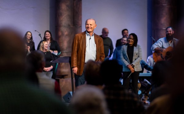 Pastor Steve Riggle smiling